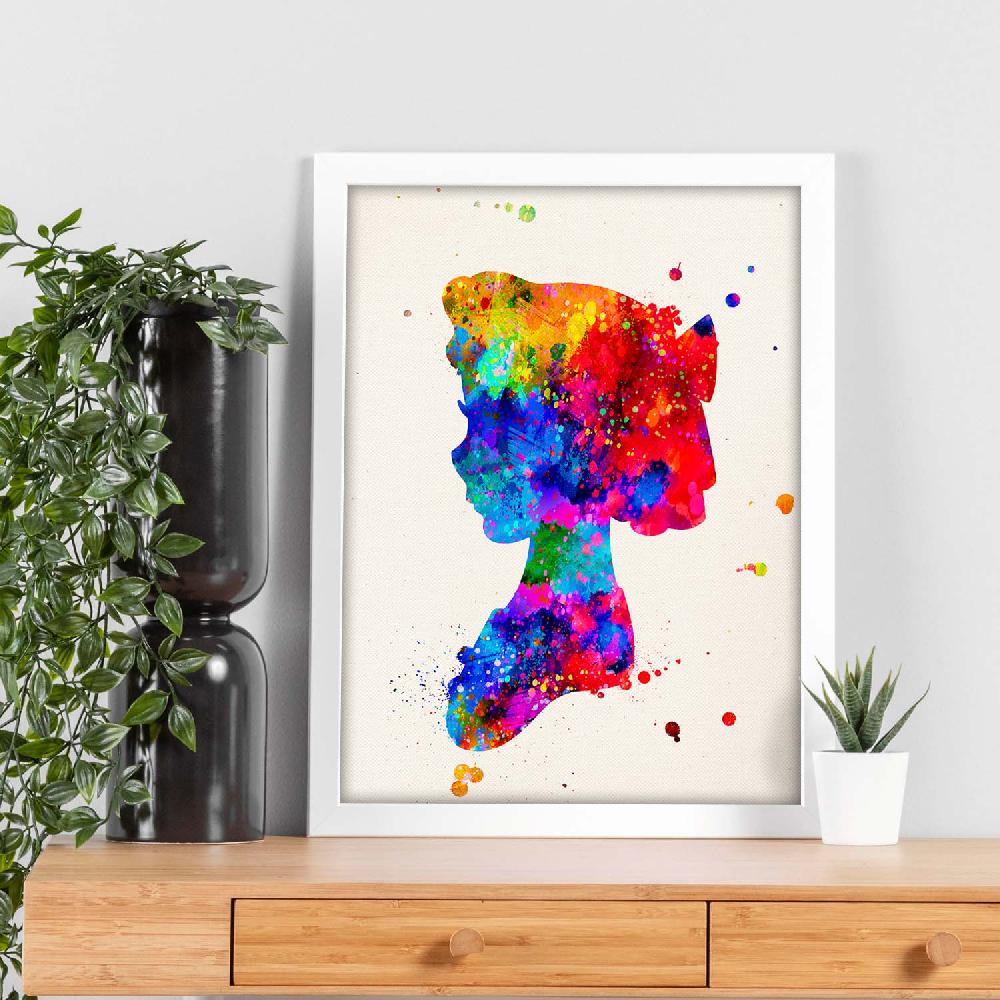 Nacnic Póster Acuarela De Wendy Famosos