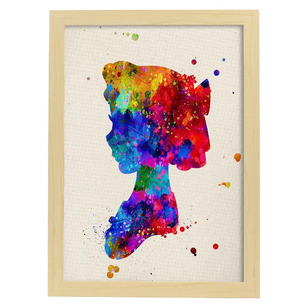 Nacnic Póster Acuarela De Wendy Famosos