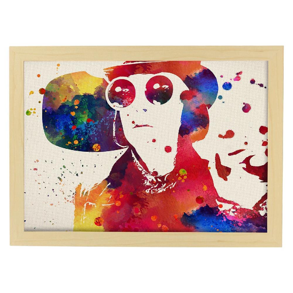 Nacnic Póster Acuarela De Willy Wonka