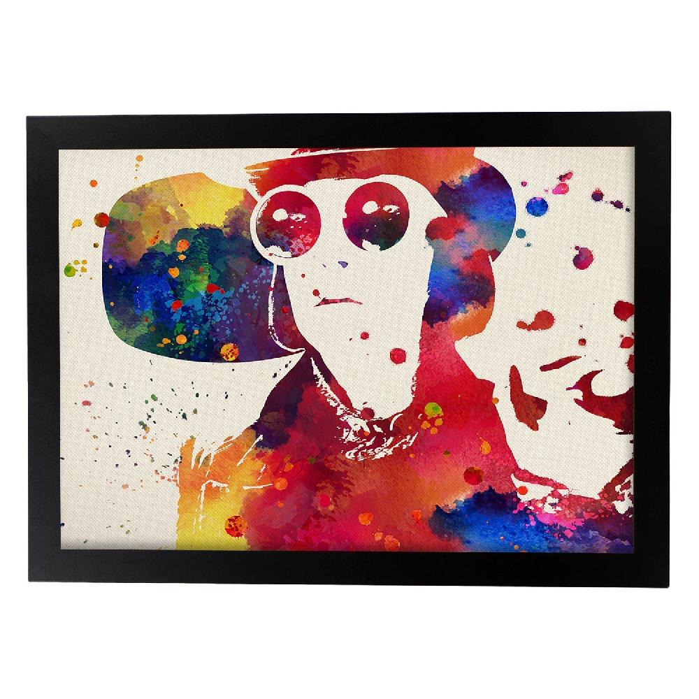 Nacnic Póster Acuarela De Willy Wonka
