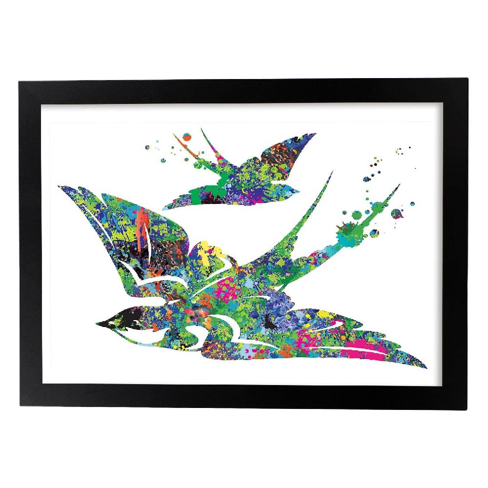 Nacnic Poster Acuarela Gaviota Mix