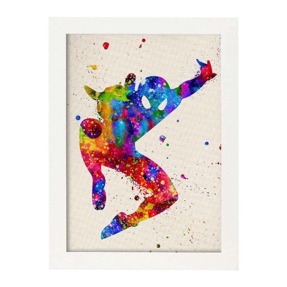 Nacnic Poster Acuarela Spiderman De Cine