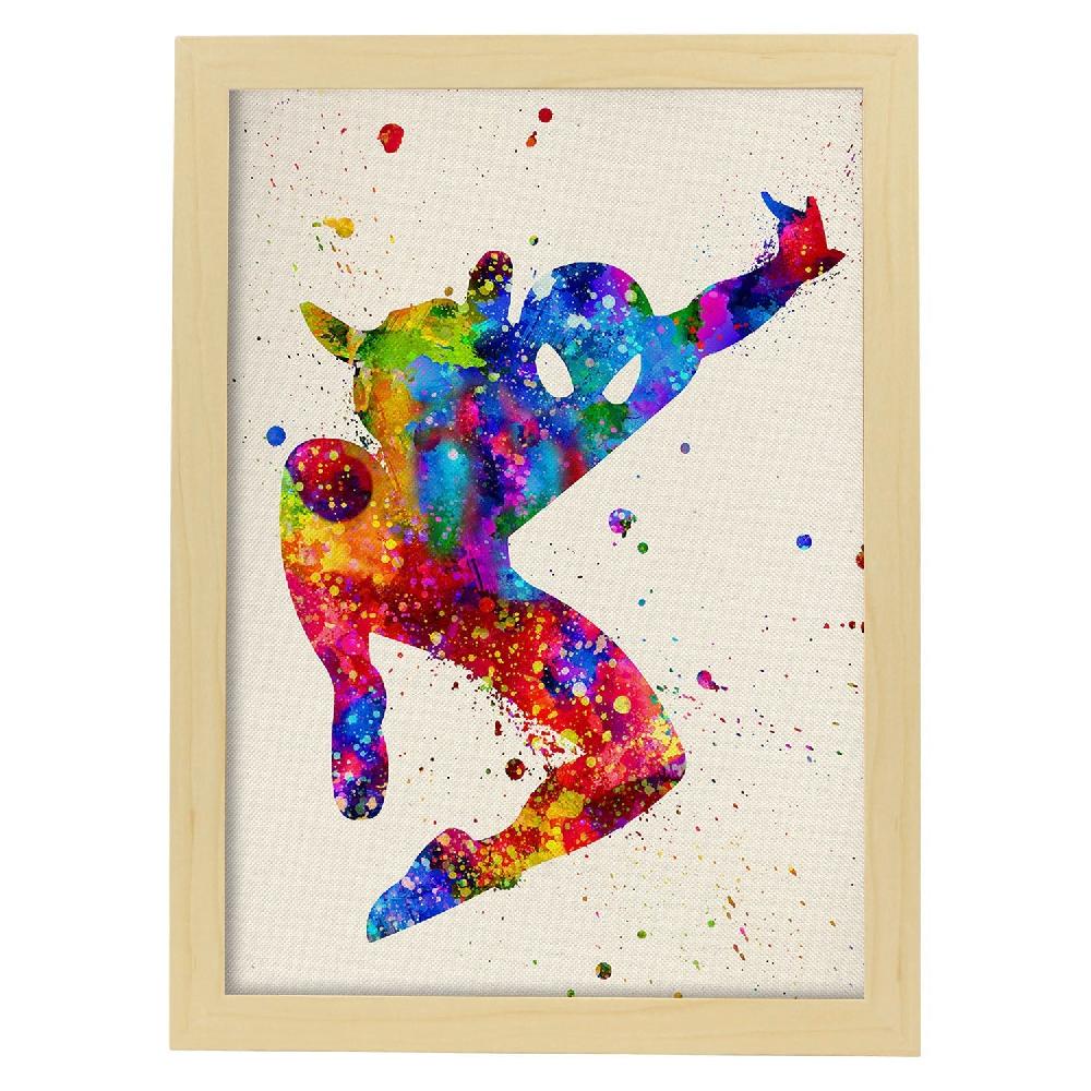 Nacnic Poster Acuarela Spiderman De Cine