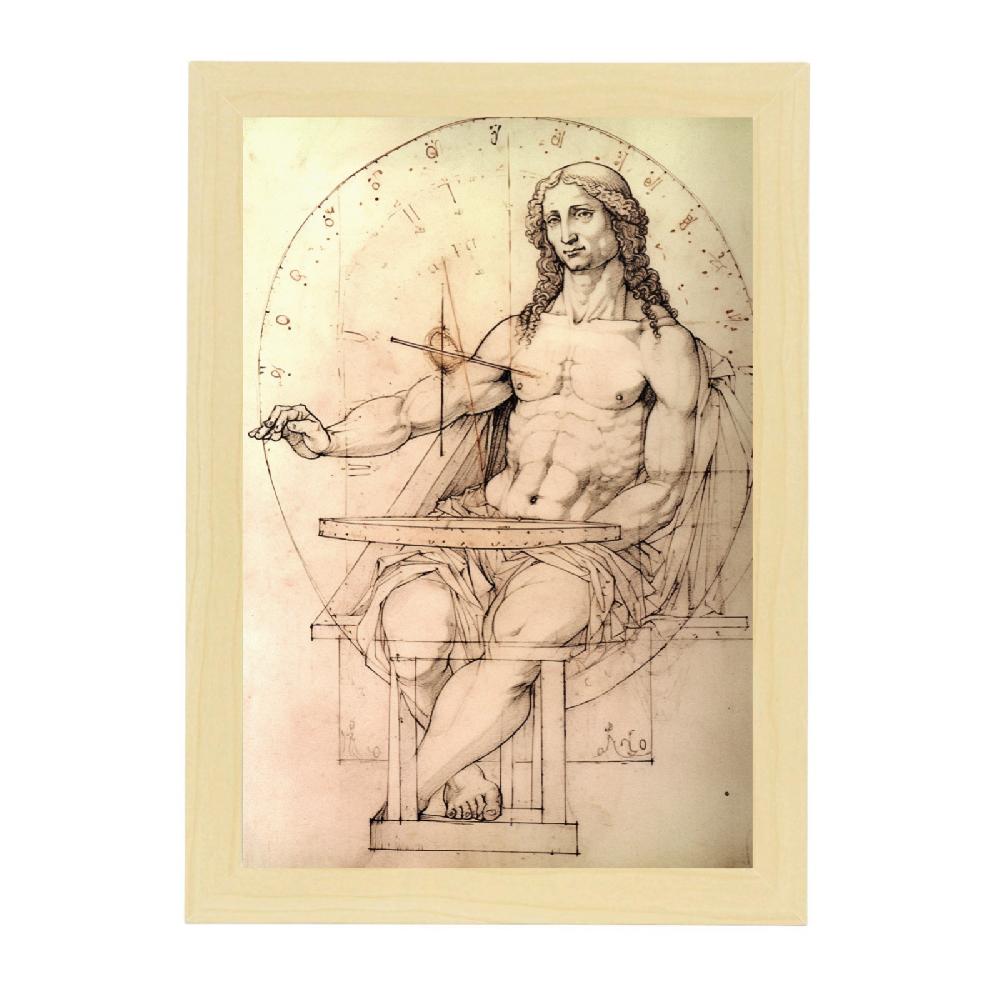 Nacnic Póster Aleatorio De Leonardo Da Vinci