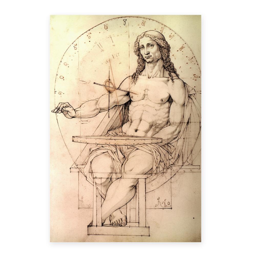 Nacnic Póster Aleatorio De Leonardo Da Vinci