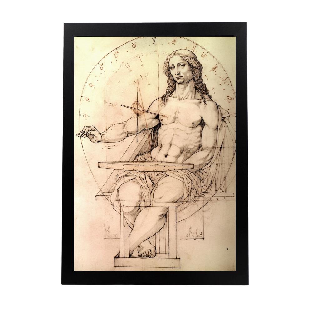 nacnic Póster Aleatorio de Leonardo da Vinci