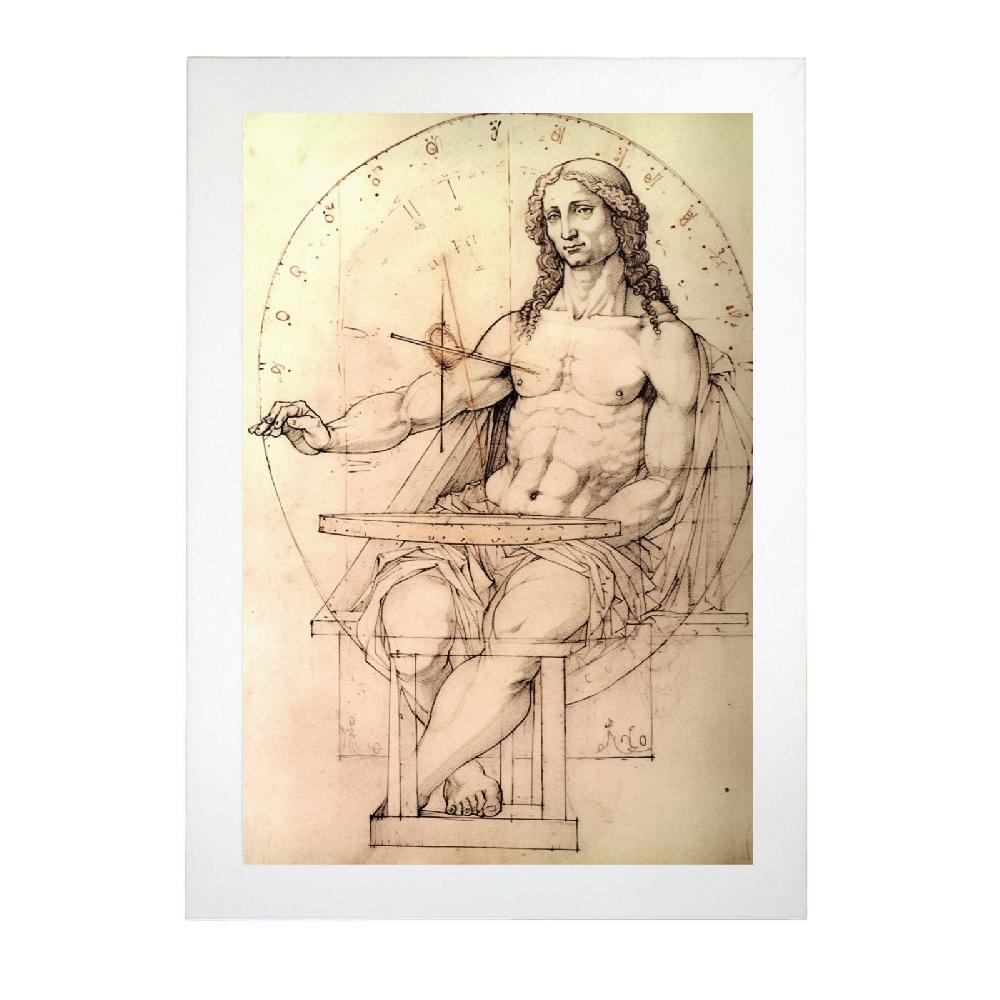 Nacnic Póster Aleatorio Por Leonardo Da Vinci