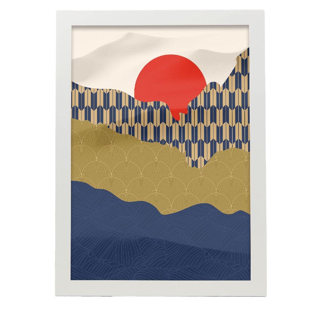Nacnic Póster Amanecer En La Web