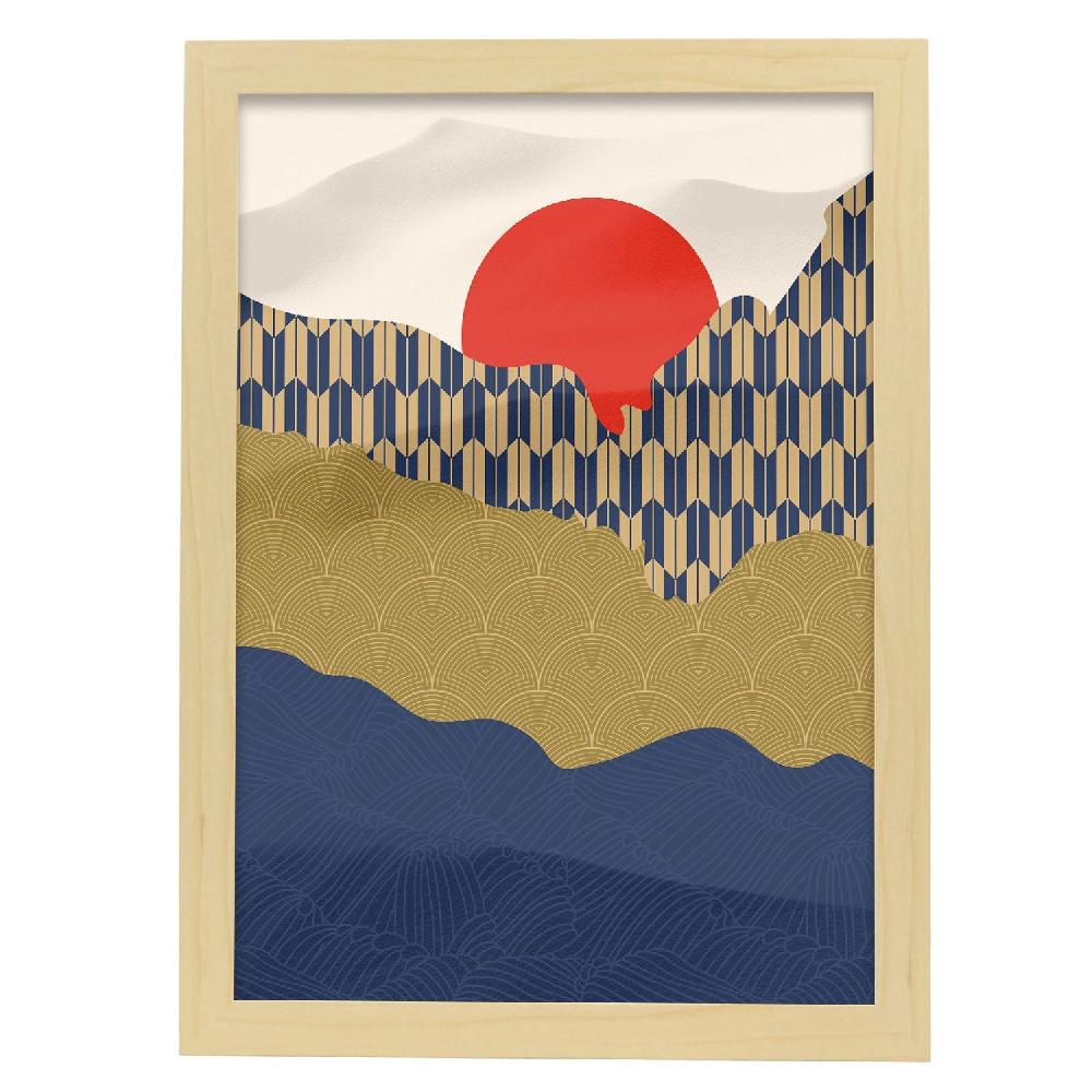 Nacnic Póster Amanecer En La Web