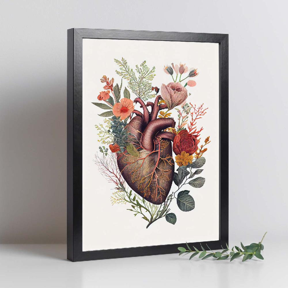 Nacnic Póster Anatómico De Corazón