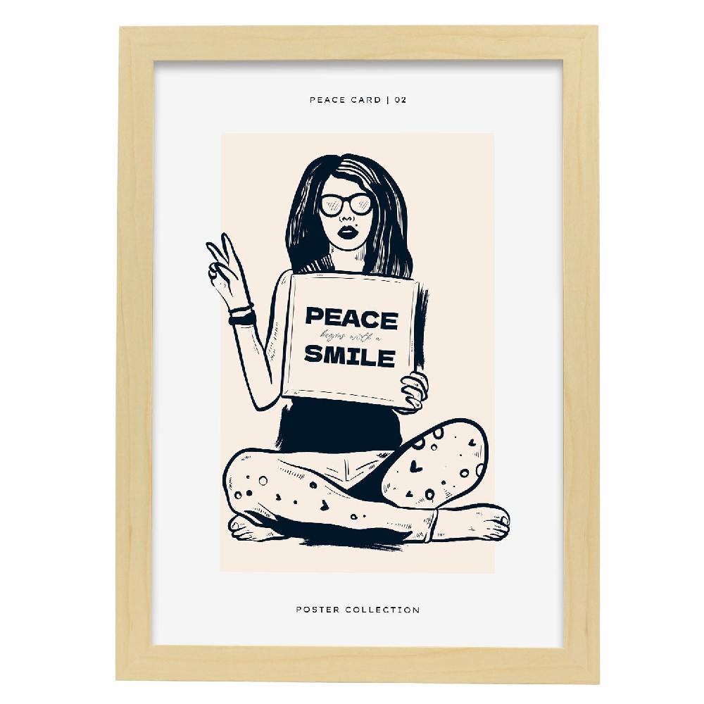 Nacnic Póster Comienza Con Una Sonrisa