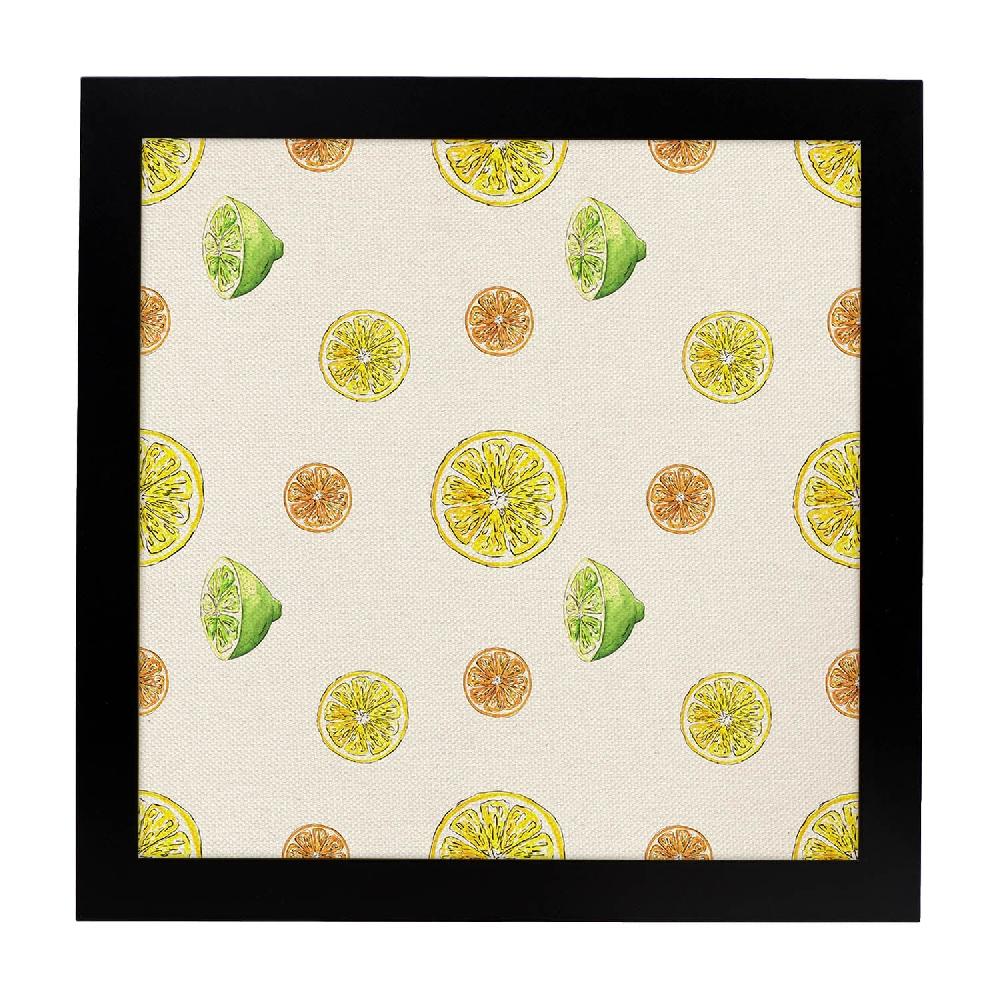 Nacnic Póster Cuadrado De Frutas Ácidas Ilustrado
