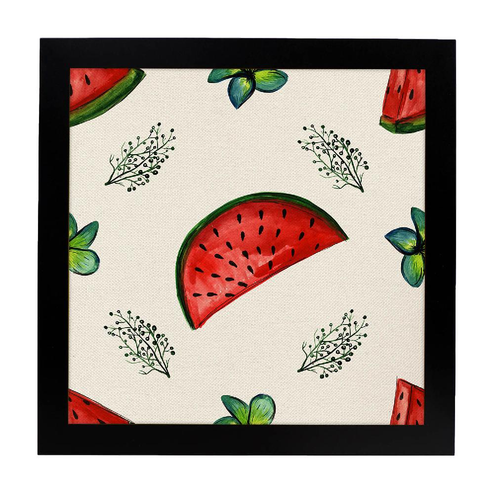 Nacnic Póster Cuadrado De Sandia Ilustrada