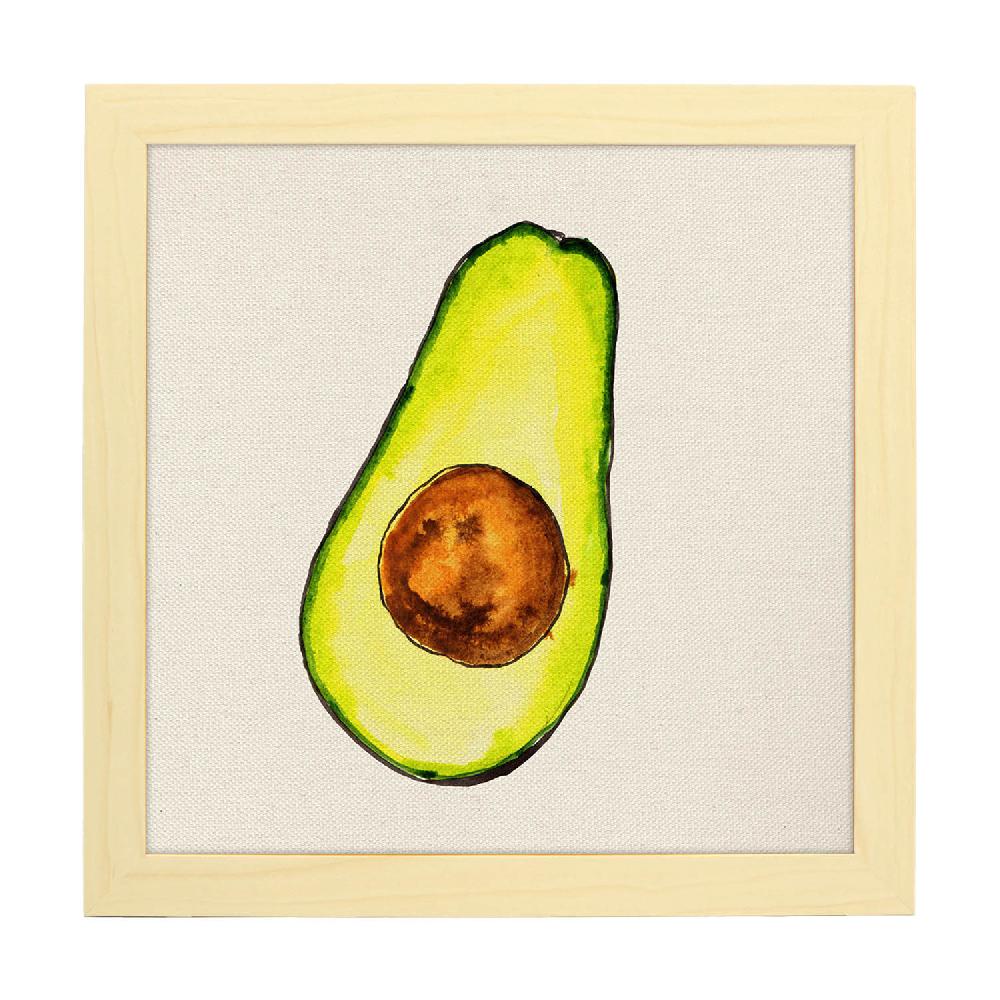 Nacnic Póster Cuadrado Ilustrado De Aguacate