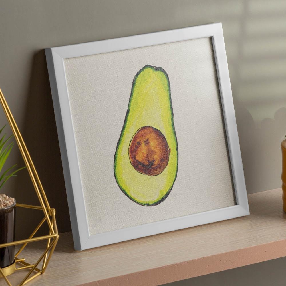 nacnic Póster cuadrado ilustrado de Aguacate