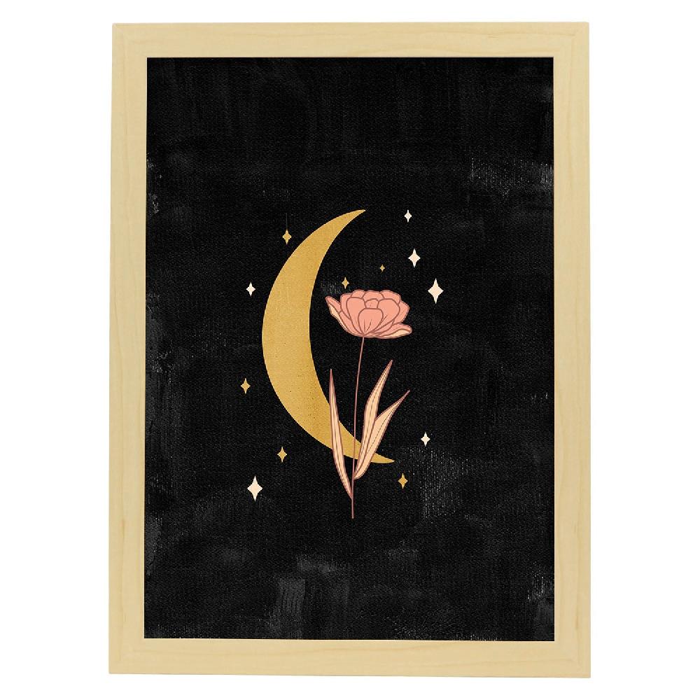 Nacnic Póster De Acuarela De Plantas Abstractas