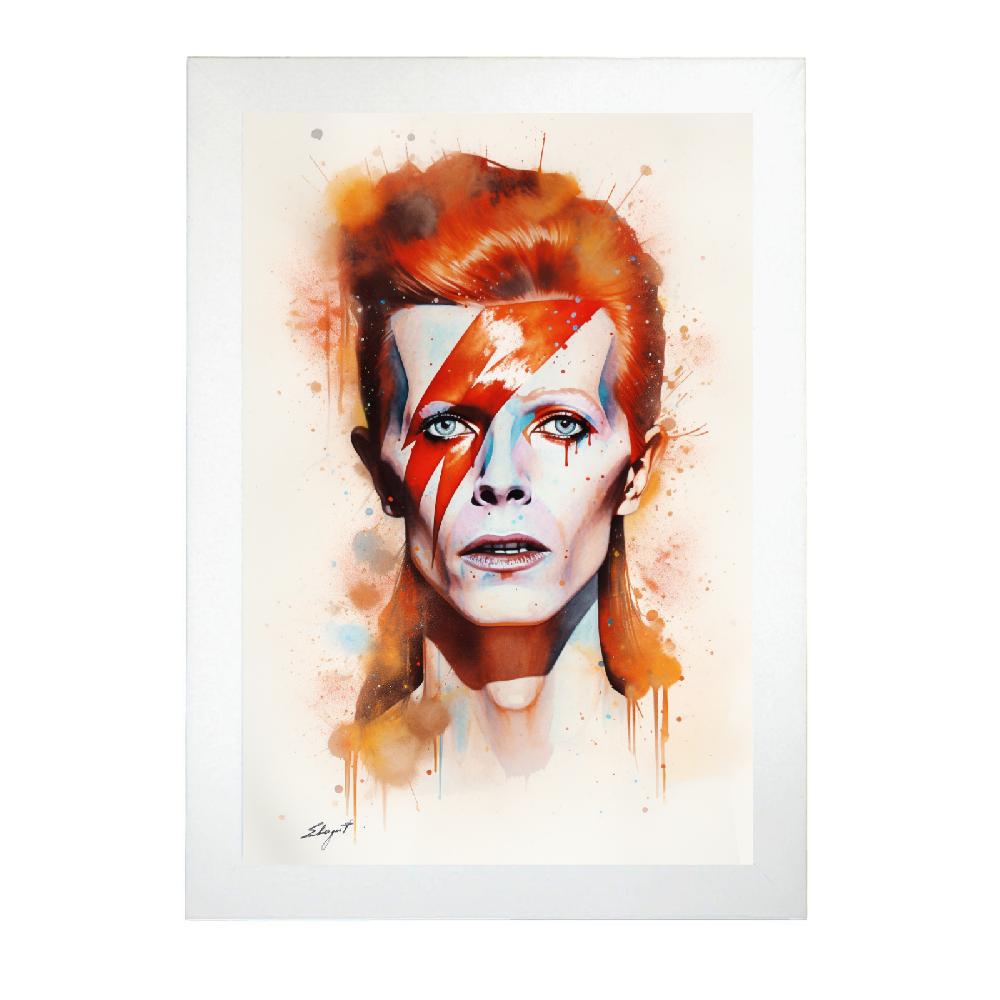 Nacnic Póster De Arte David Bowie Aladdin Sane