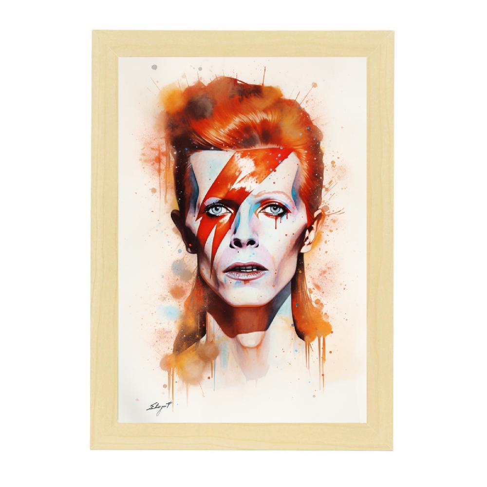 Nacnic Póster De Arte David Bowie Aladdin Sane