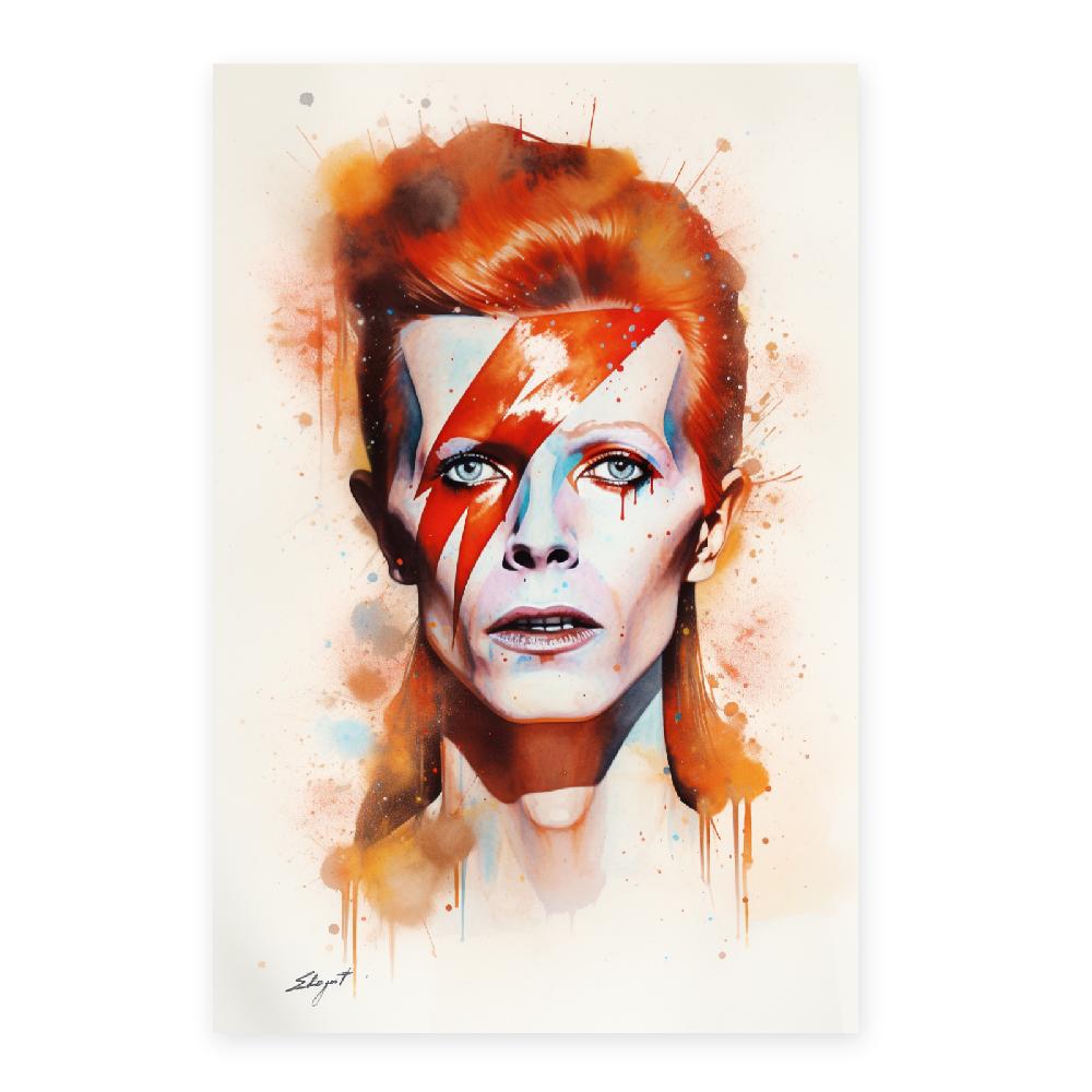 Nacnic Póster De Arte David Bowie Aladdin Sane