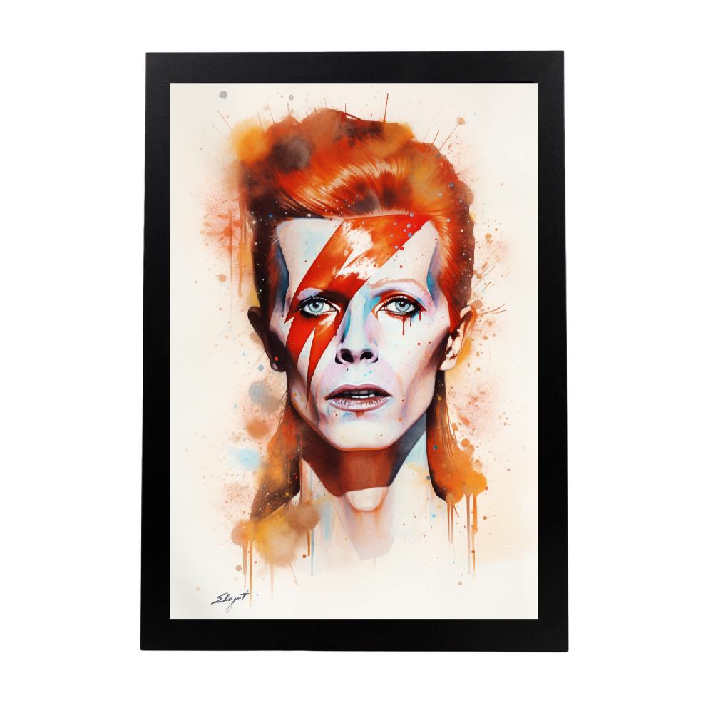 nacnic Póster de Arte David Bowie Aladdin Sane