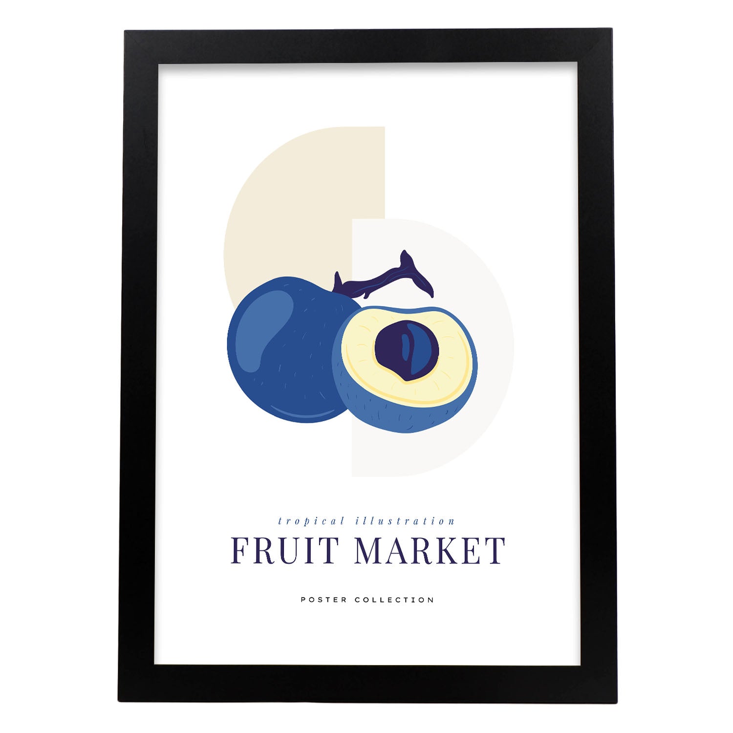 Nacnic Póster De Blue Peach