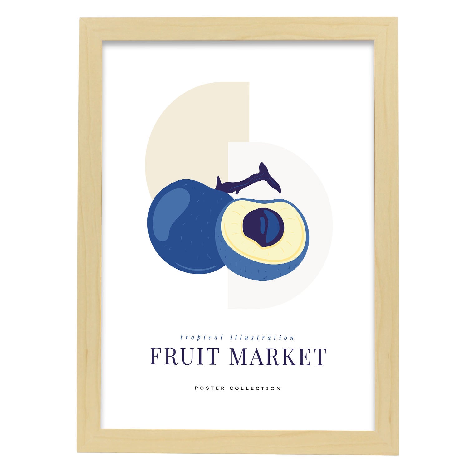 Nacnic Póster De Blue Peach
