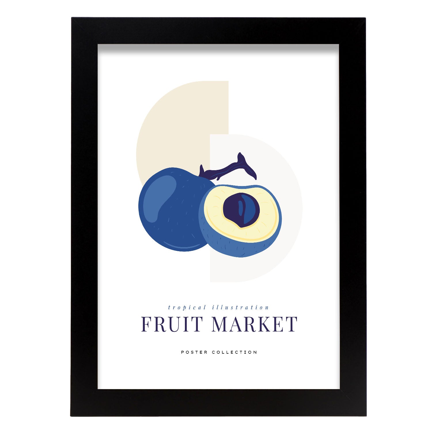 nacnic Póster de Blue Peach