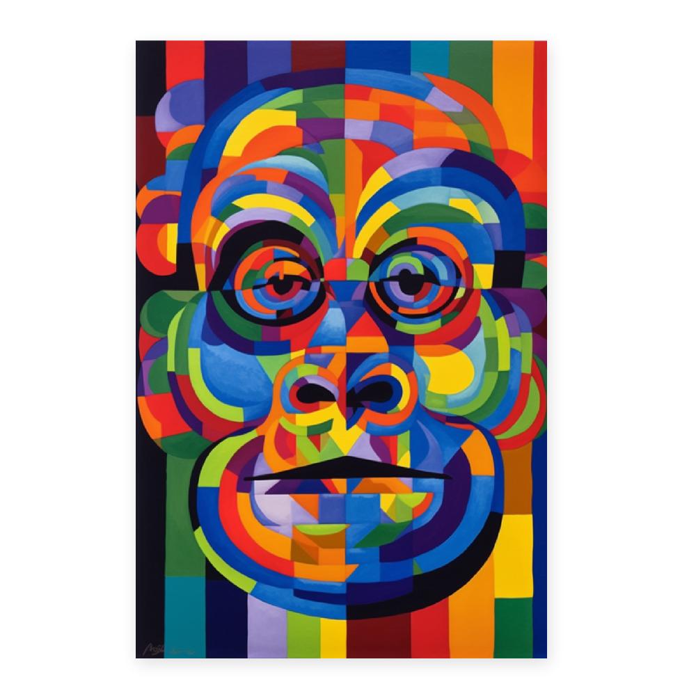 Nacnic Póster De "Cabeza De Mono"