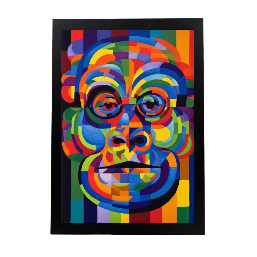 nacnic Póster de "Cabeza de Mono"