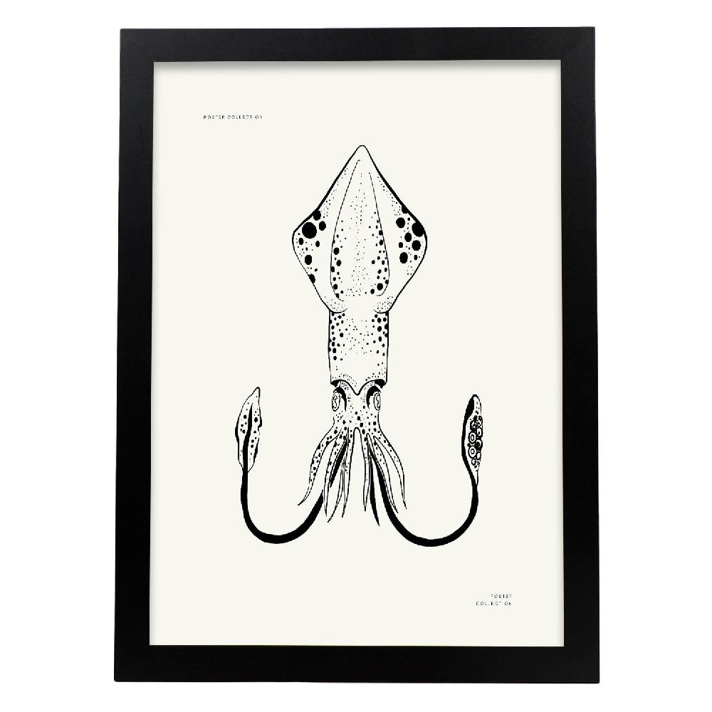Nacnic Póster De Calamar Gigante