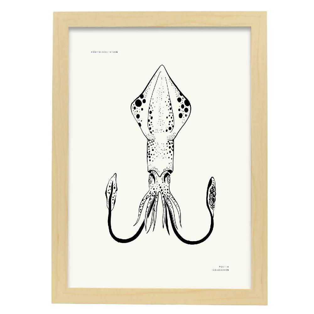 Nacnic Póster De Calamar Gigante