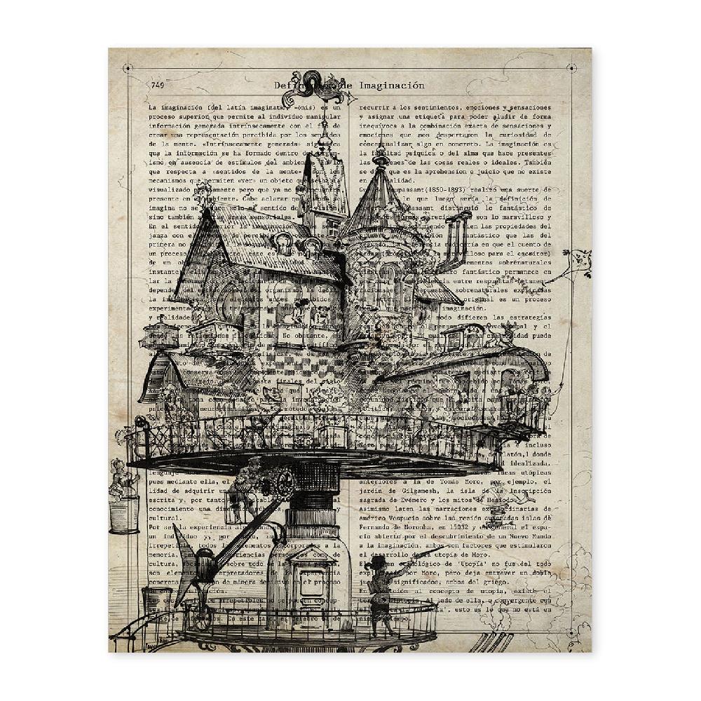 nacnic Poster de Casa Victoriana Vintage