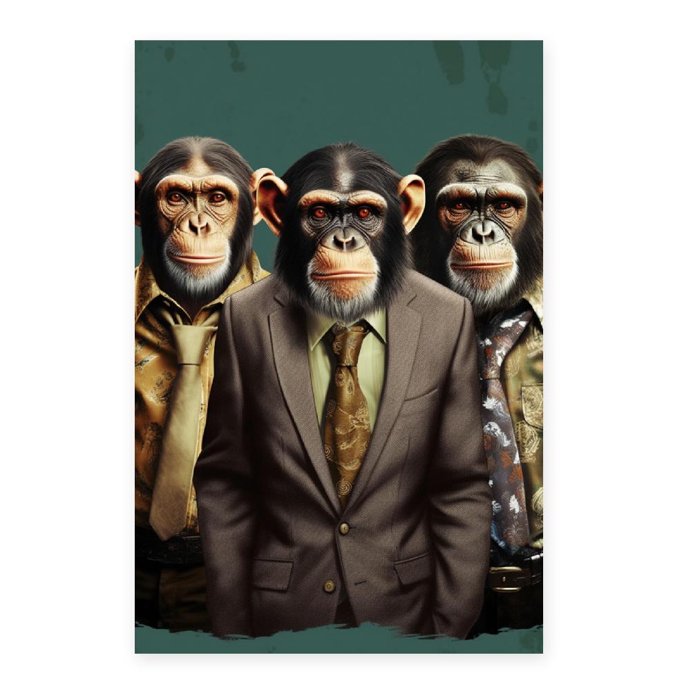 Nacnic Póster De Chimpancés A La MODA