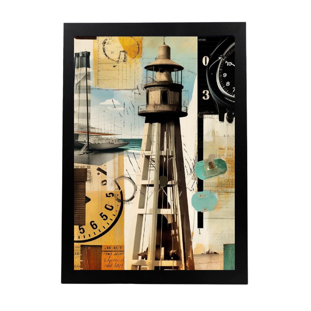 nacnic Póster de Collage Vintage - Póster