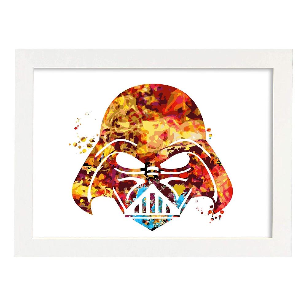 Nacnic Poster De Dart Vader Estilo Acuarela