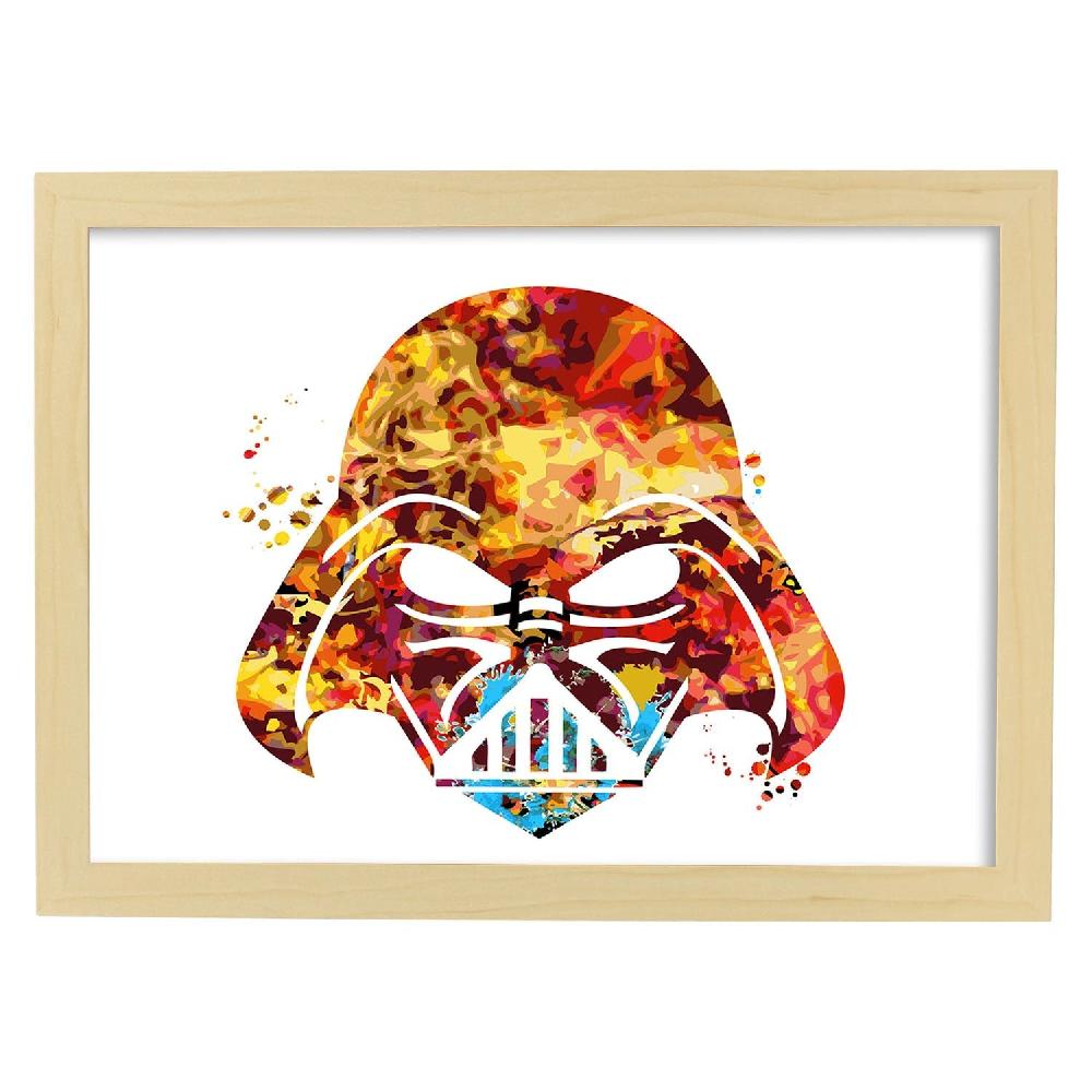Nacnic Poster De Dart Vader Estilo Acuarela