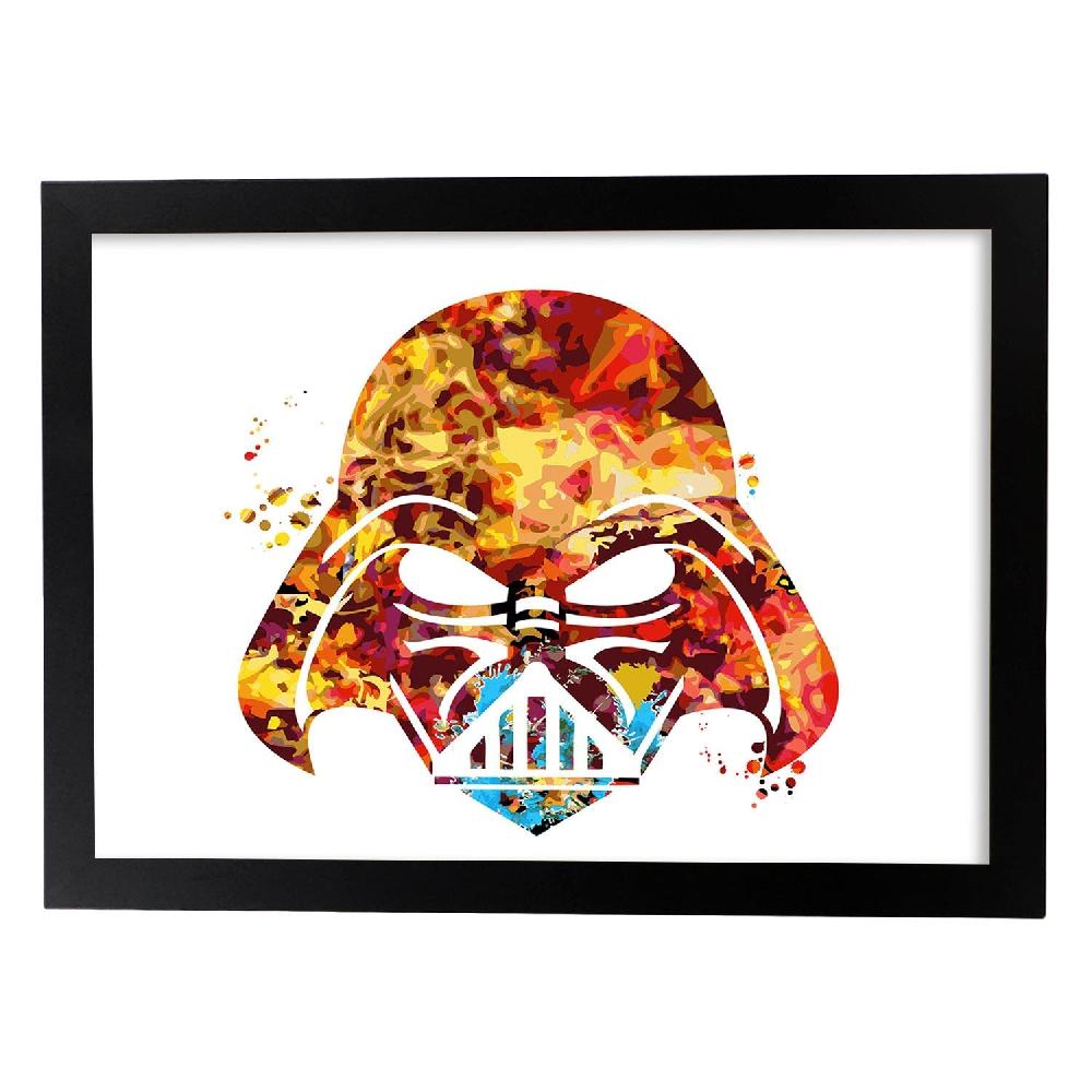 Nacnic Poster De Dart Vader Estilo Acuarela