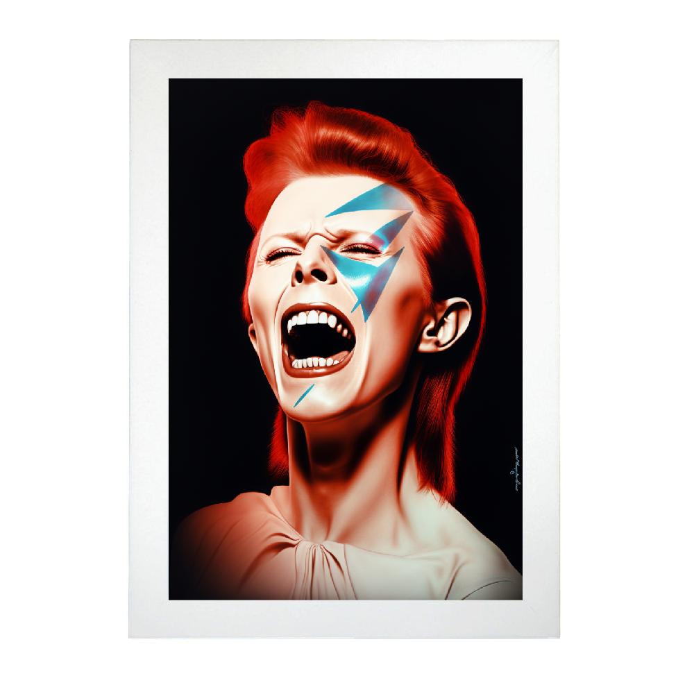 Nacnic Póster De David Bowie Aladdin Sane Art