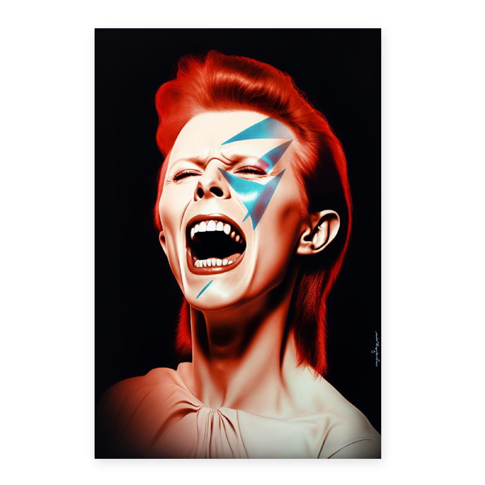 Nacnic Póster De David Bowie Aladdin Sane Art