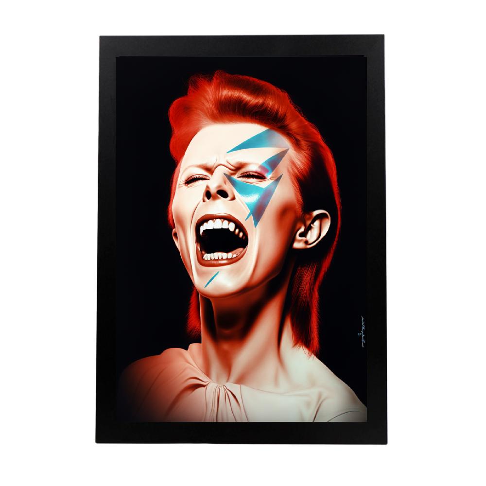 nacnic Póster de David Bowie Aladdin Sane Art