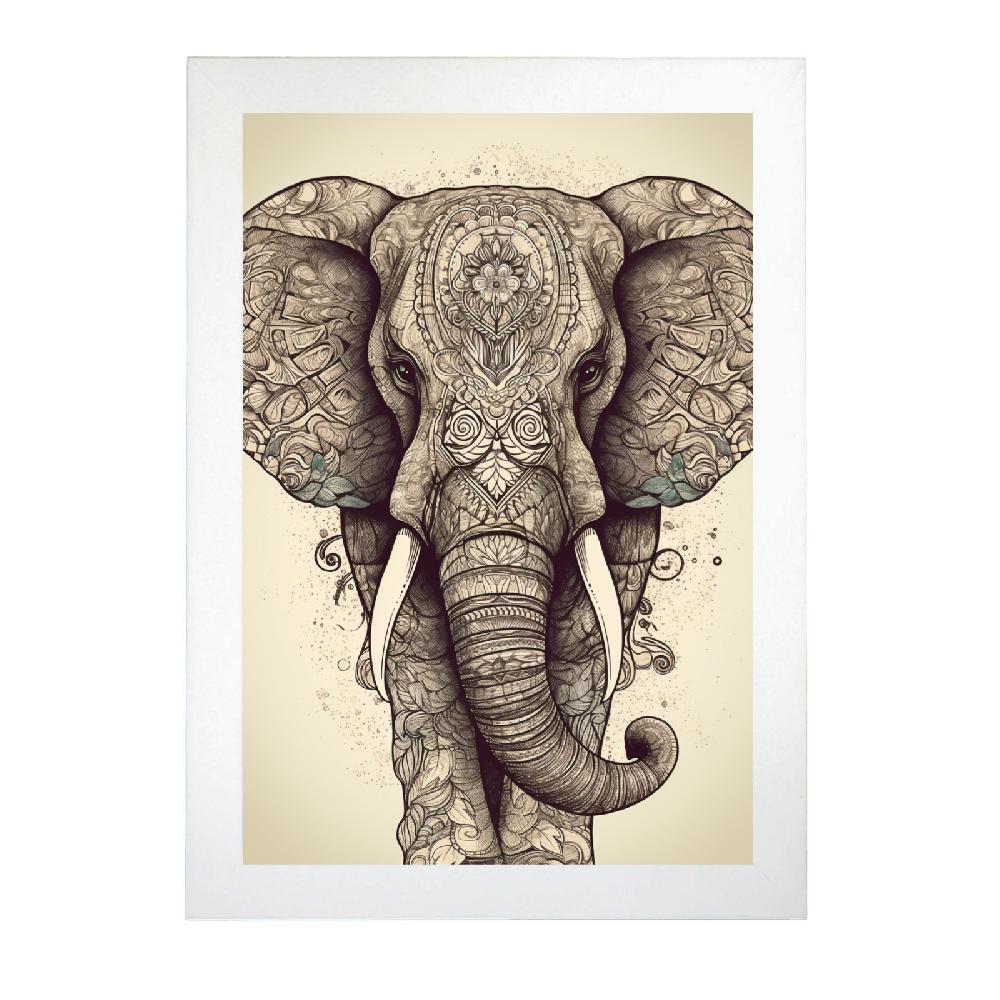 Nacnic Póster De Elefante En Línea