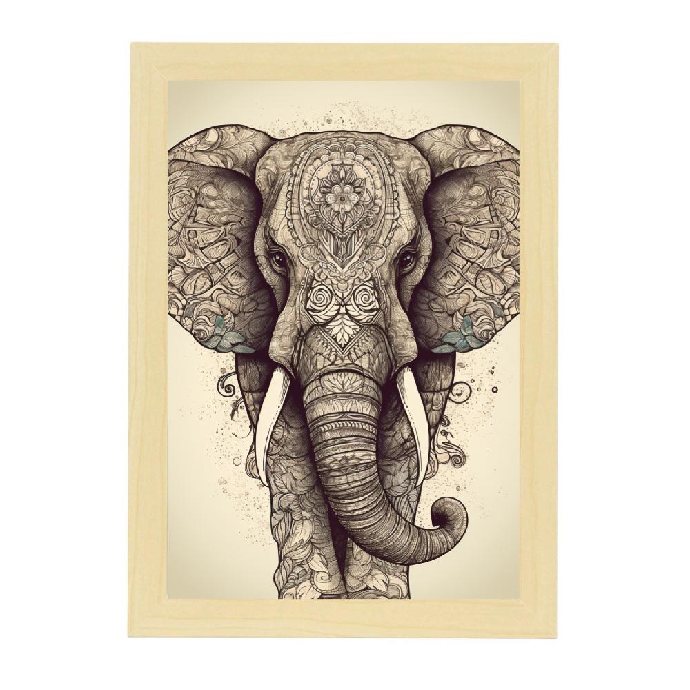 Nacnic Póster De Elefante En Línea