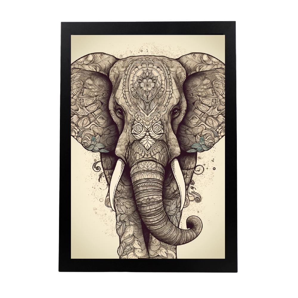 nacnic Póster de Elefante en Línea