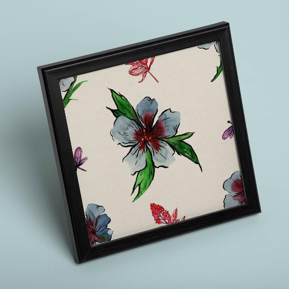 nacnic Póster de Flor Abierta Ilustrada