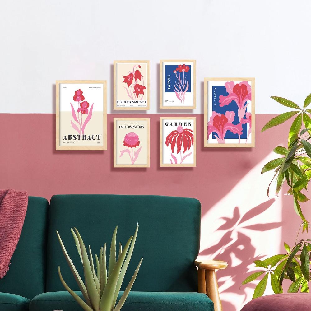 Nacnic Póster De Flores Jardín Y Botánica