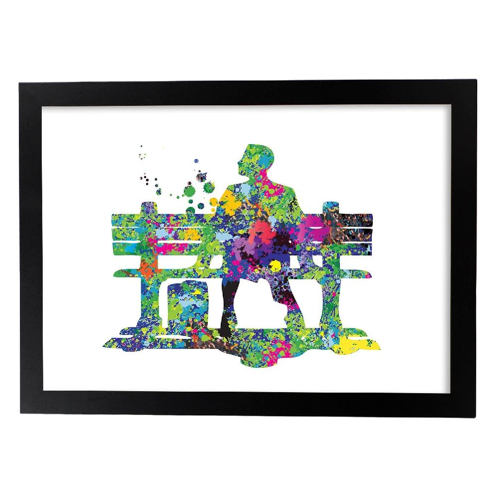 Nacnic Póster De Forrest Gump Estilo Acuarela