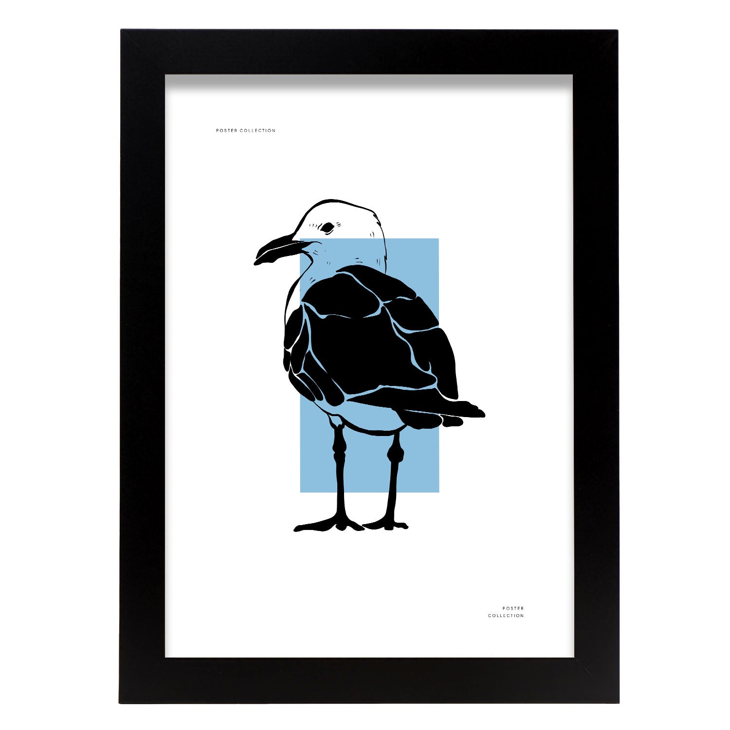 nacnic Póster de Gaviota: Encanto del Mar