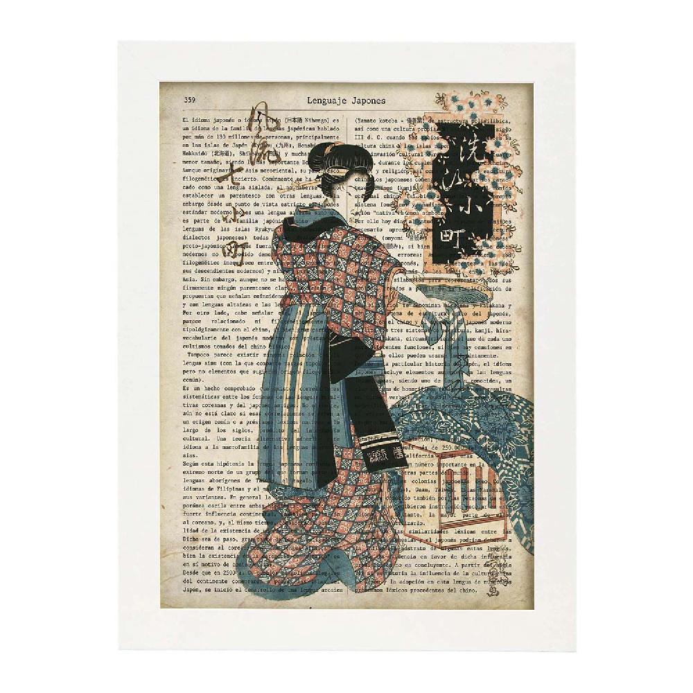 Nacnic Póster De Geisha Y Cultura Japonesa