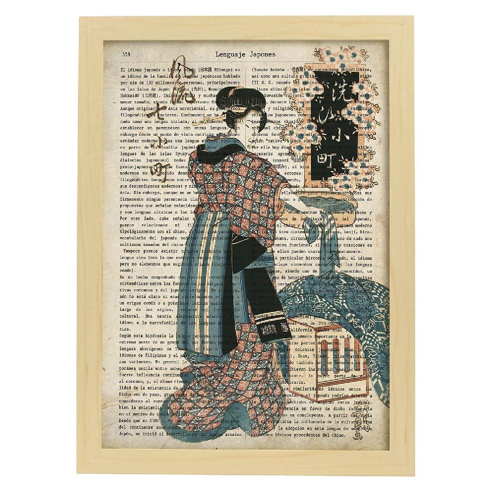 Nacnic Póster De Geisha Y Cultura Japonesa