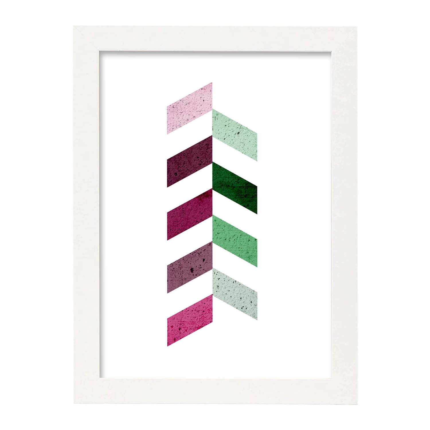 Nacnic Póster De Geometría Colorida Lilas